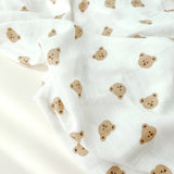 Organic Cotton Bamboo Swaddle Cuddly Bear
