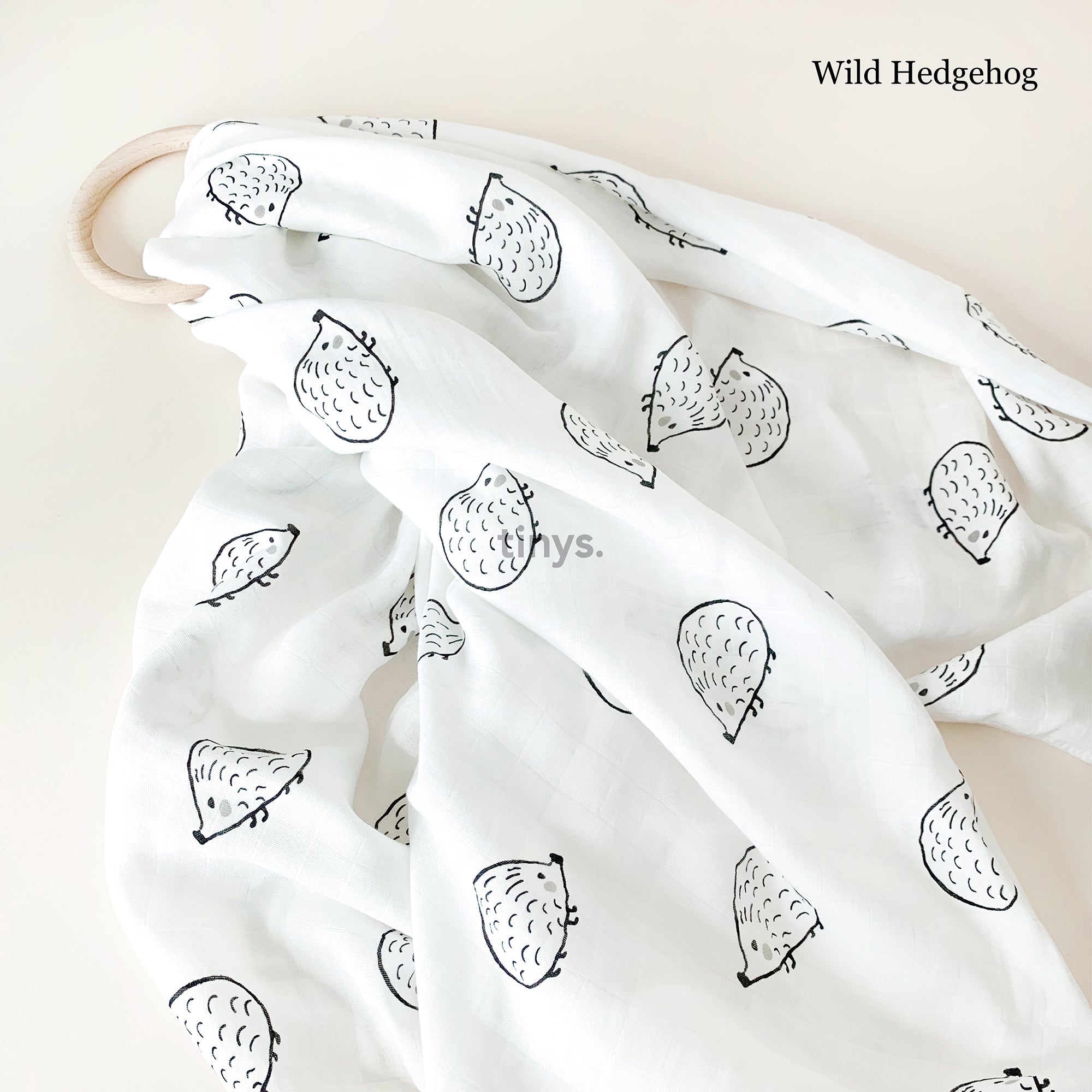 Tinys Organic Swaddle X Golden Bird Nest Gift Set tinys